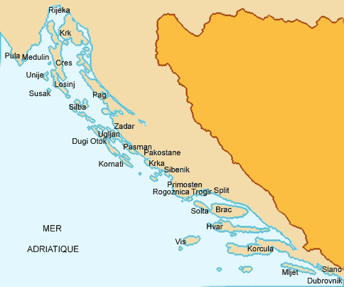 Iles de Croatie