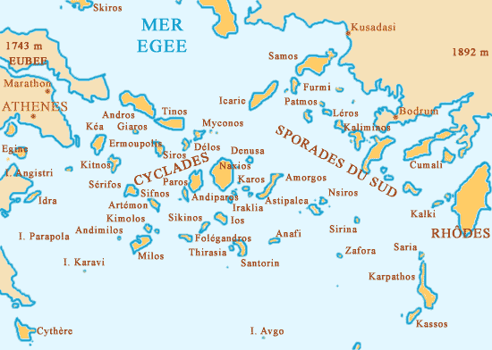 Mer égée (Sud)