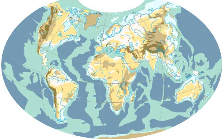 Carte des îles du monde