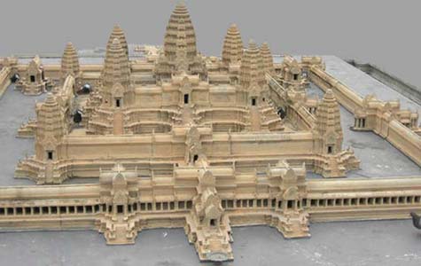 Maquette d'Angkor Vat